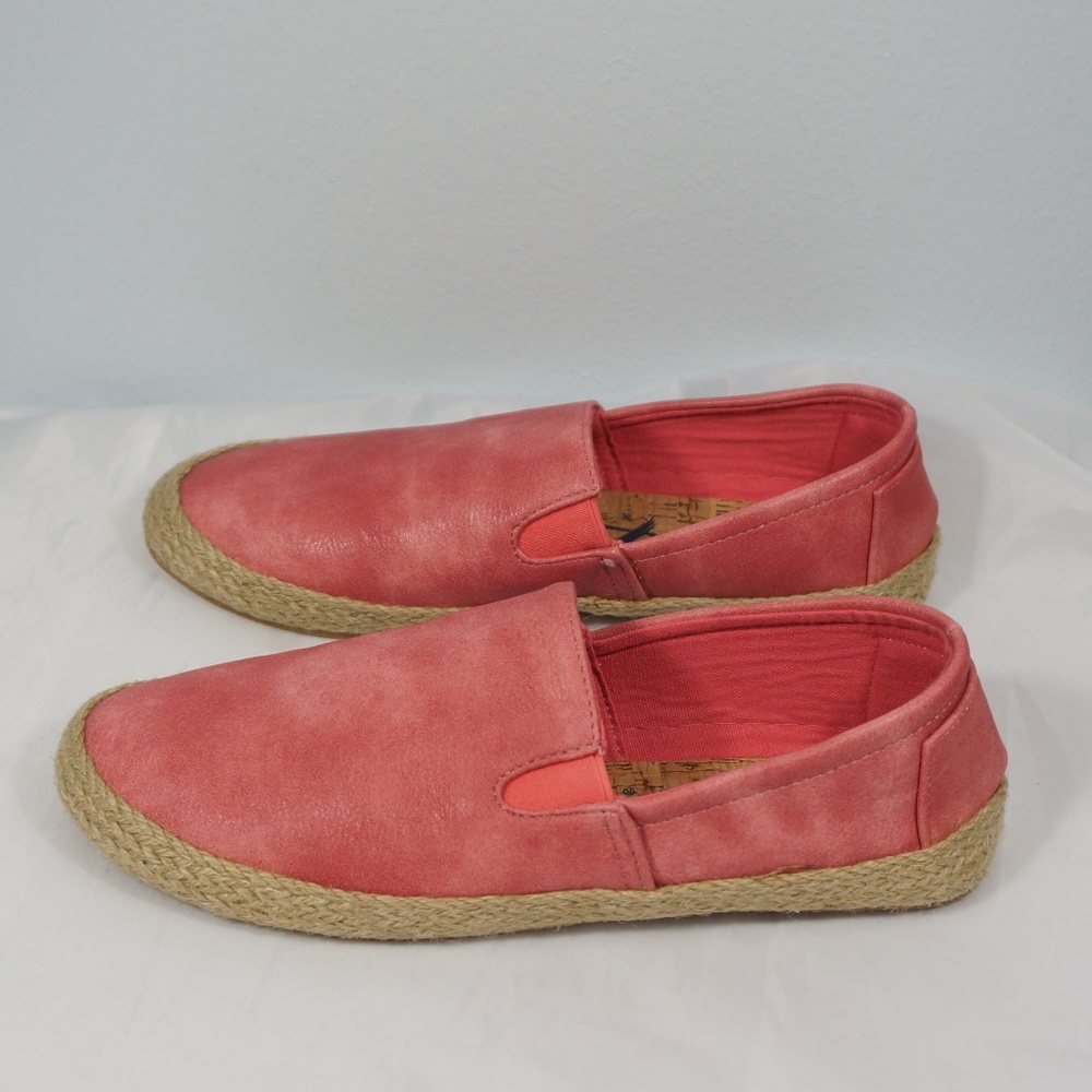 Seven7 Cape Verde Coral Espadrilles Flats Size 9